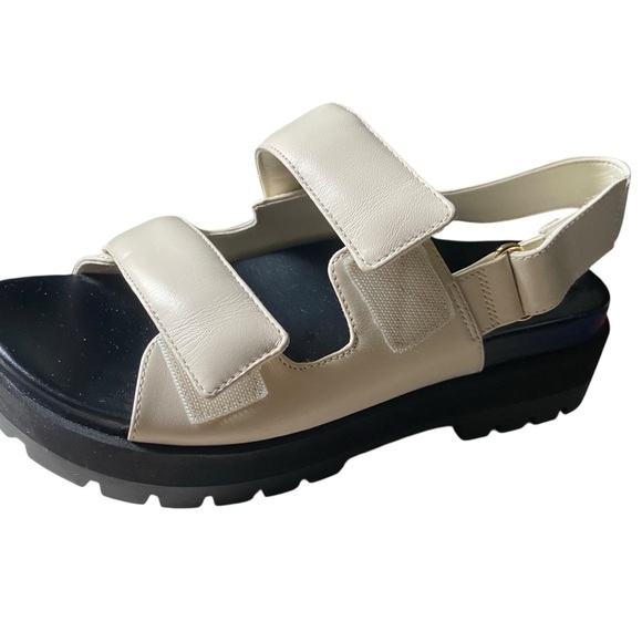 Vionic Sandals Marselle Women's Adjustable Lug Comfort Dad Cream 6 - Picture 5 of 13